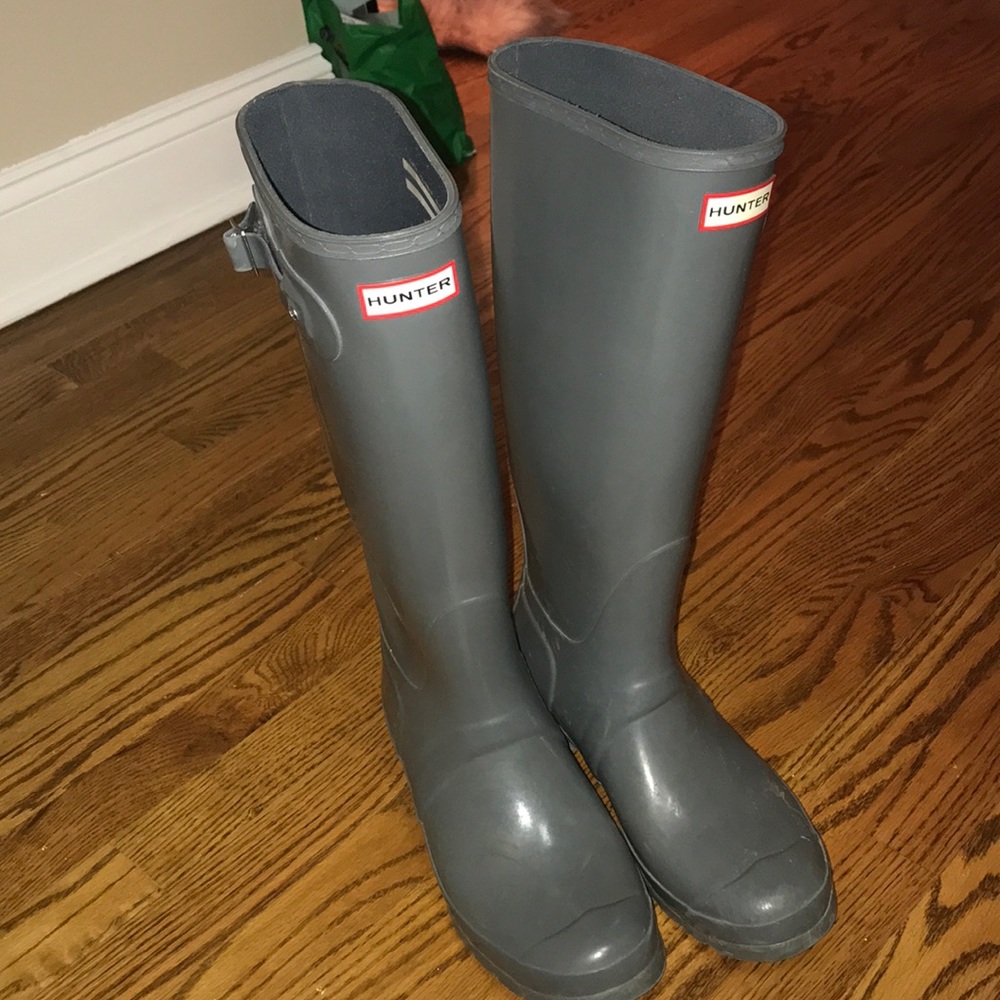 Hunter knee high rain boots
